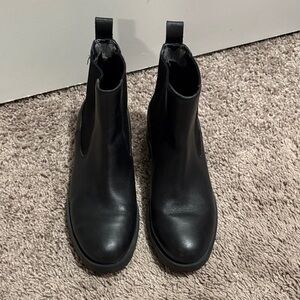 Cole Haan Black Combat & Moto Boots
